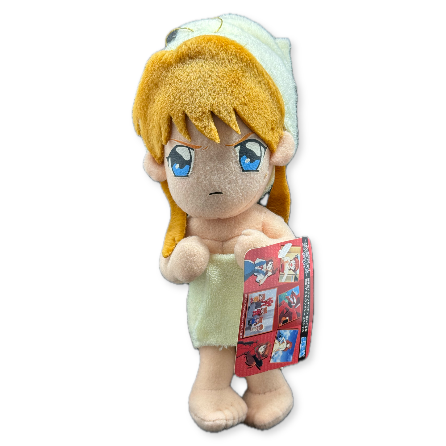 2001 Sega Evangelion Asuka Langley Plush Bath Towel Version Prize
