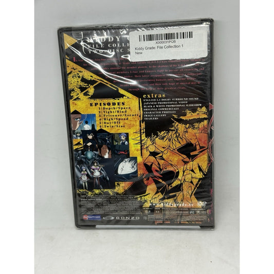 Kiddy Grade File Collection 1 DVD FUNimation Gonzo Anime 2-Disc Sealed Eps 1-6