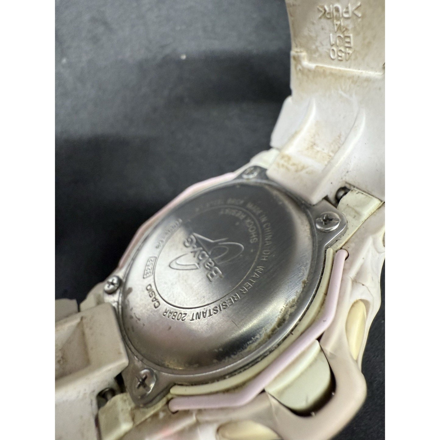 Casio Baby-G BG-169M Shock Resist White Pink Digital Watch Works Japan RARE