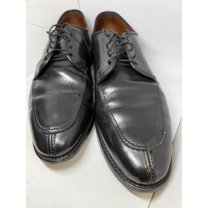 Allen Edmonds USA 12 D Black Leather Lasalle Split Toe Derby Dress Shoes Fancy