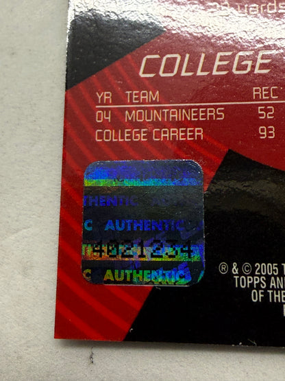 2005 Topps Finest Chris Henry Rookie Autograph Card Serial 154 of 399