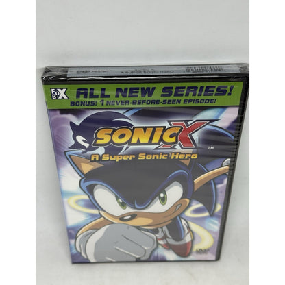 Sonic X A Super Sonic Hero New DVD Funimation Release Sealed