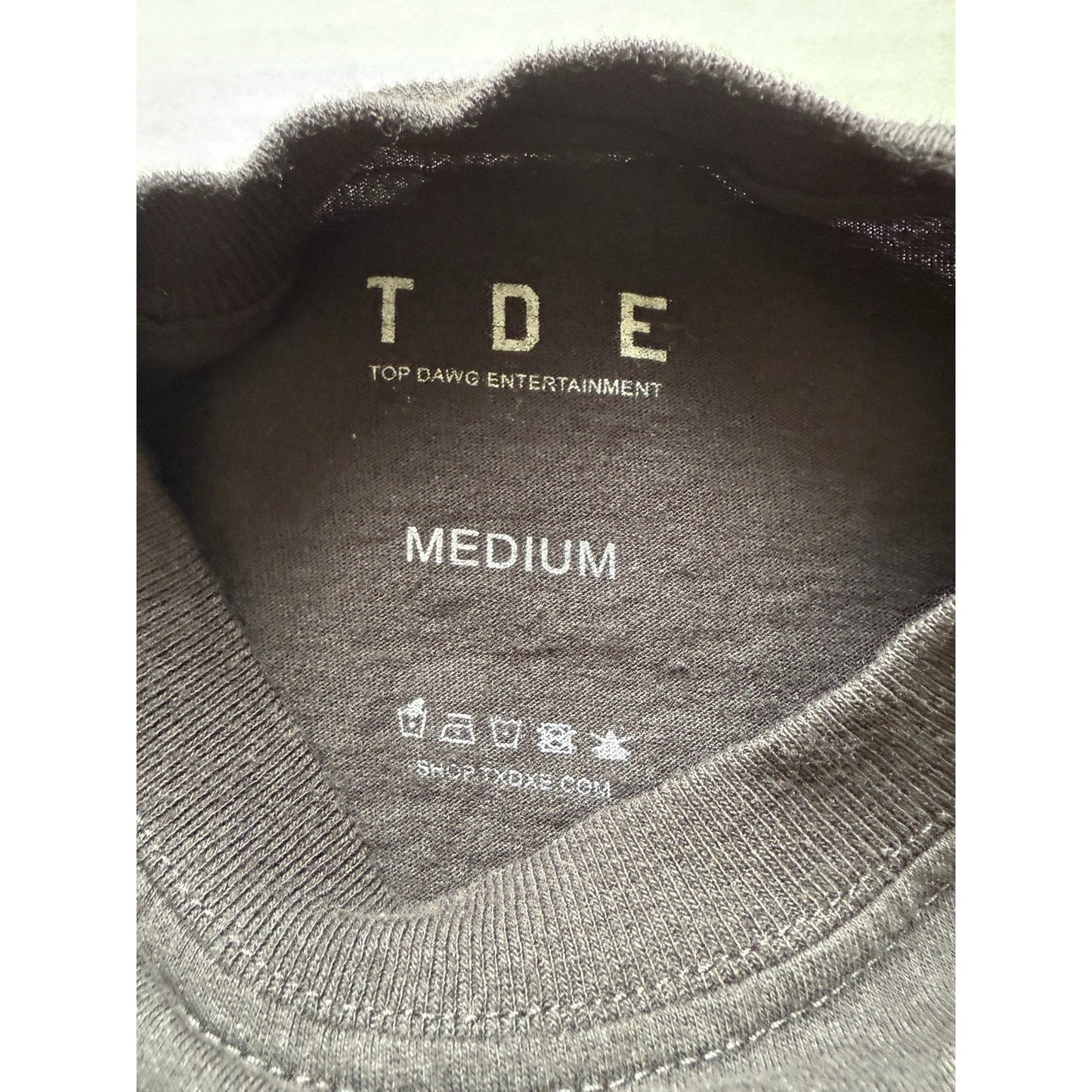 Kendrick Lamar TDE Black Panther CD Shirt Medium Rare Promo Short Sleeve Tee