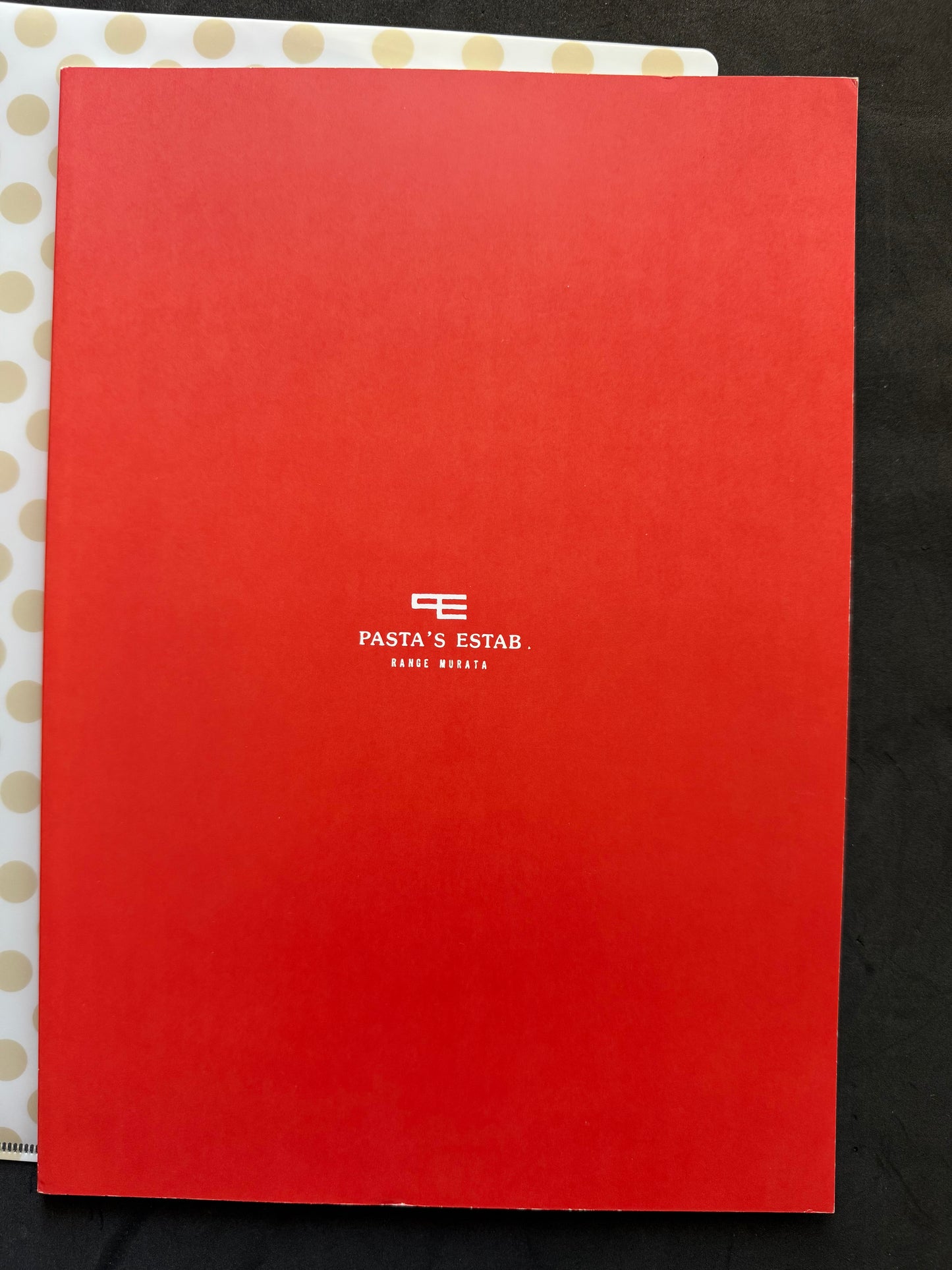 Range Murata Pasta's Estab Winter 2015 Clear File + Art Cards + Booklet Set