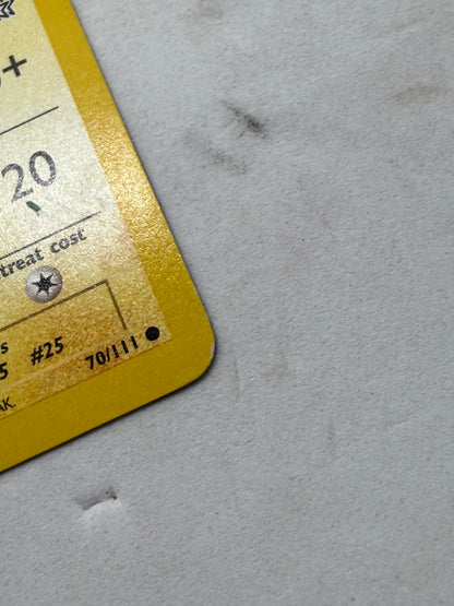 Pokemon Neo Genesis Pikachu 70/111 1999 Common Card