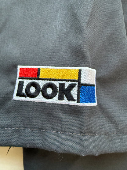 Red Kap Work Shirt Rossignol LOOK Ski Patches Brand New Large Short Sleeve