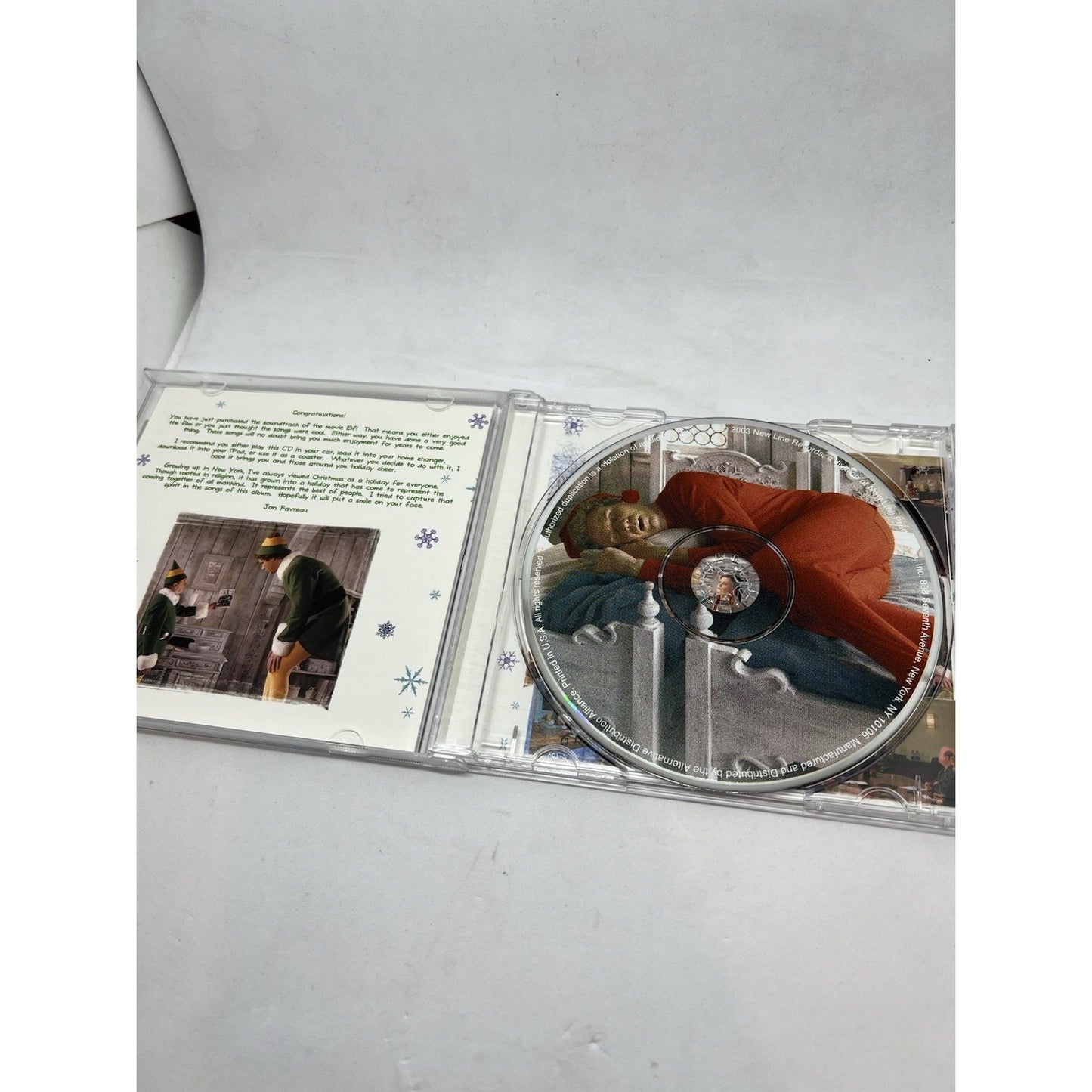 Elf Music From The Major Motion Picture CD Will Ferrell Holiday Soundtrack Disc