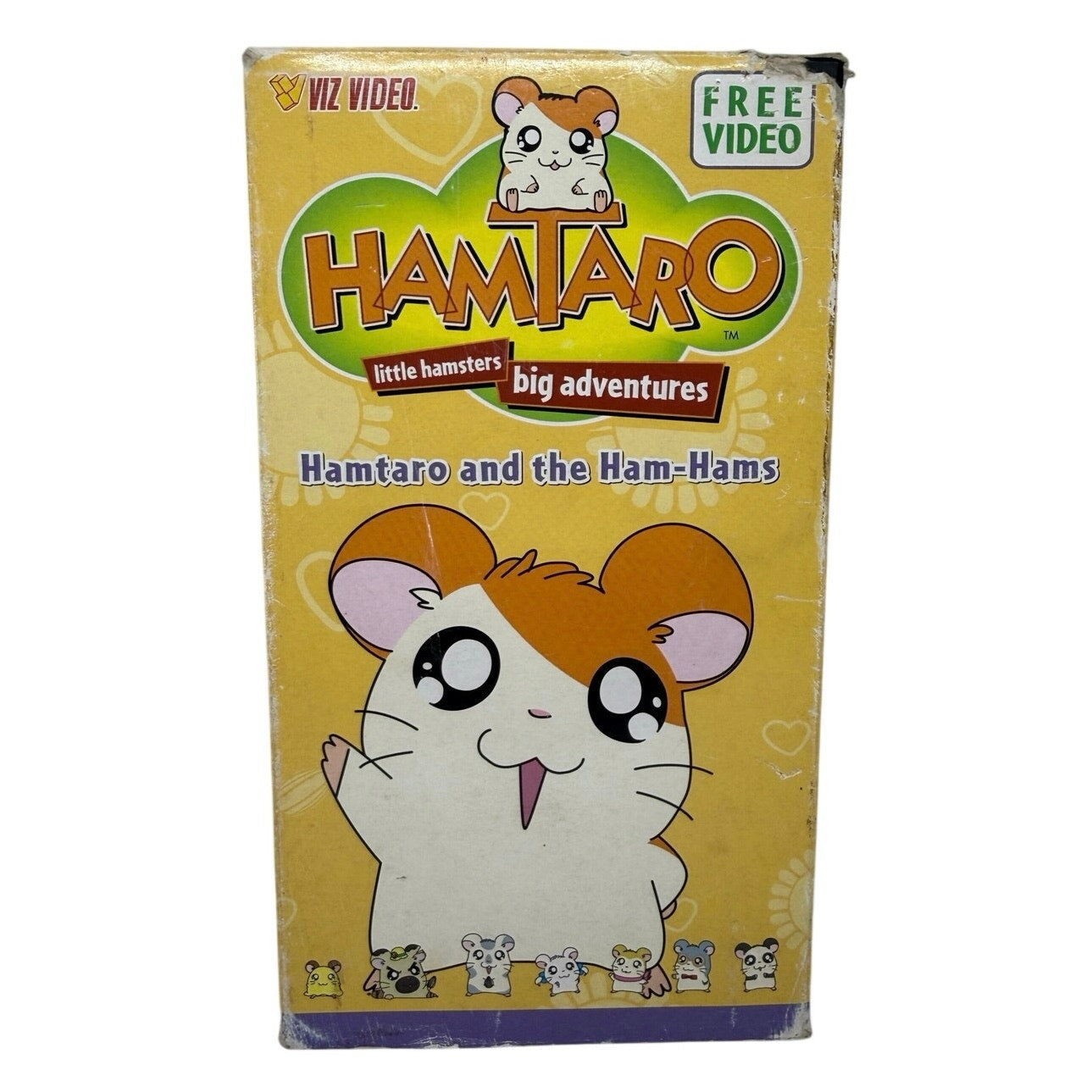 Hamtaro and the Ham-Hams VHS Viz Video Anime Little Hamsters Big Adventures