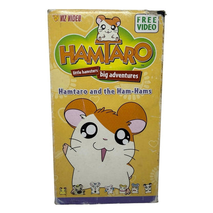 Hamtaro and the Ham-Hams VHS Viz Video Anime Little Hamsters Big Adventures