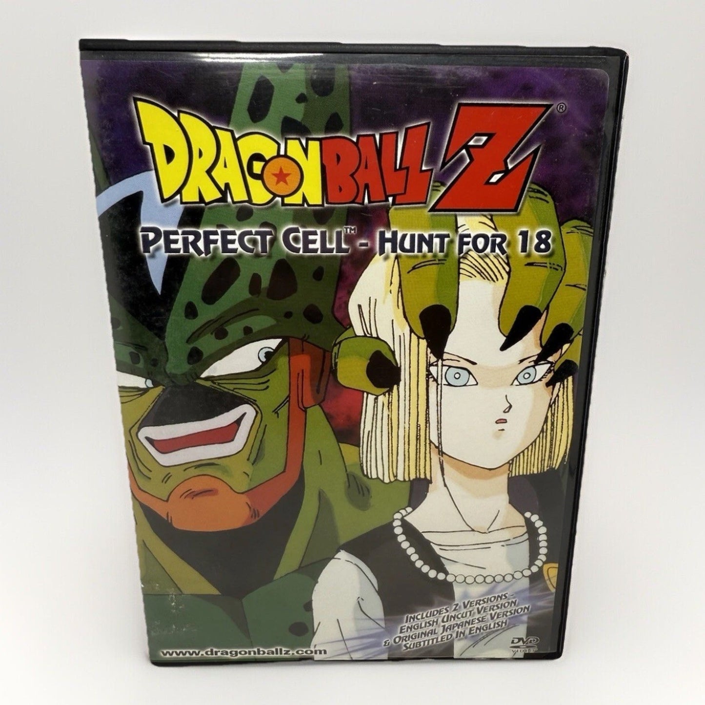 Dragon Ball Z: Perfect Cell - Hunt for 18 (DVD, 2002) - Excellent Condition