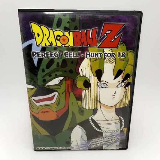 Dragon Ball Z: Perfect Cell - Hunt for 18 (DVD, 2002) - Excellent Condition