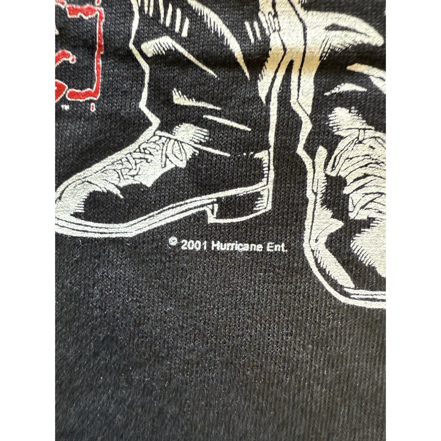 2001 Violent Messiahs Comic Shirt XL Hanes Tag Gun Art Black Tee Deadstock USA