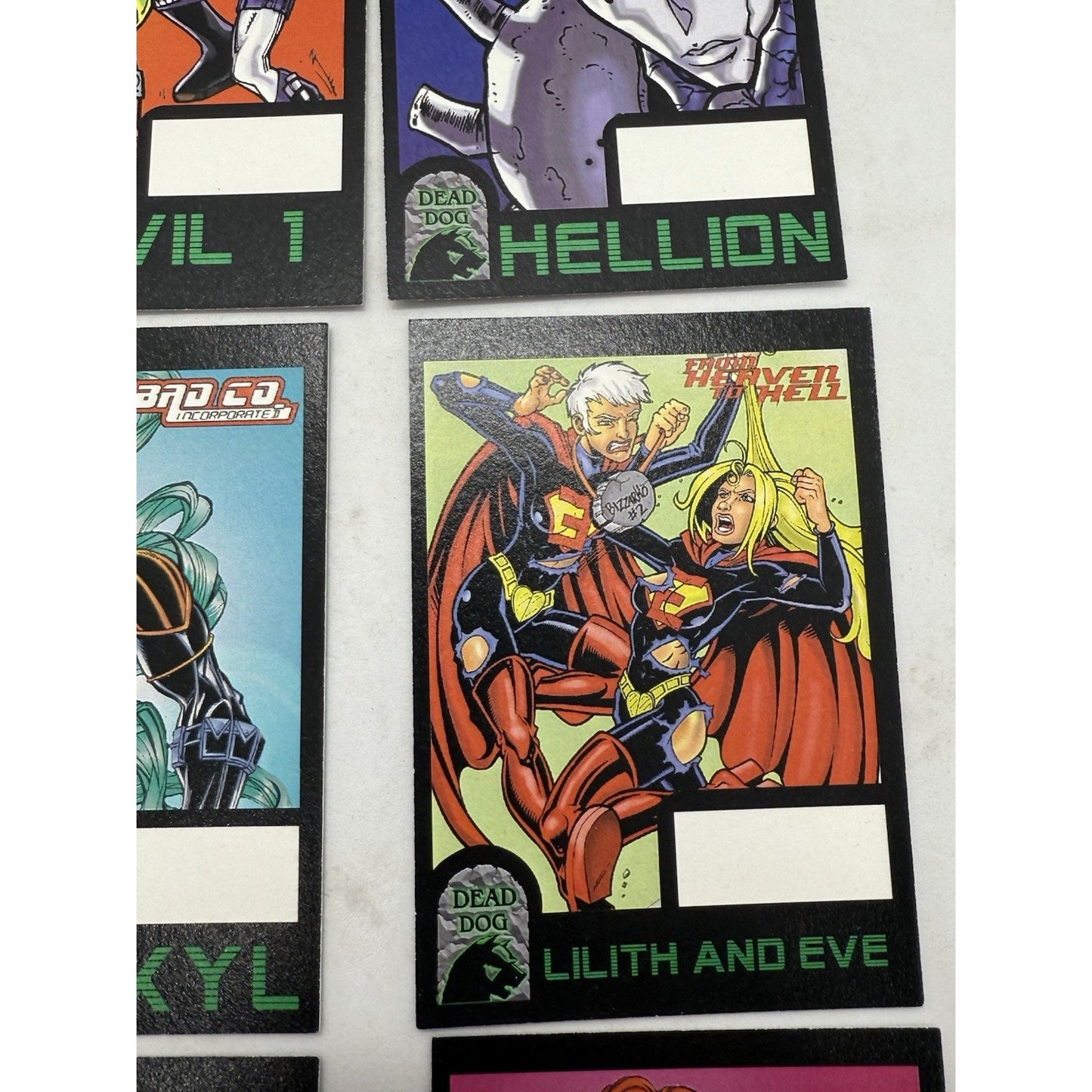 Dead Dog Comics Character & CBG Squad Trading Card Lot RARE Skateboard Team 90s