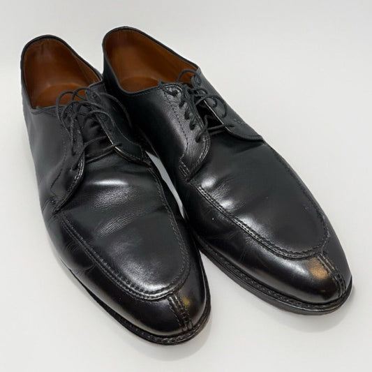 Allen Edmonds USA 12 D Black Leather Lasalle Split Toe Derby Dress Shoes Fancy