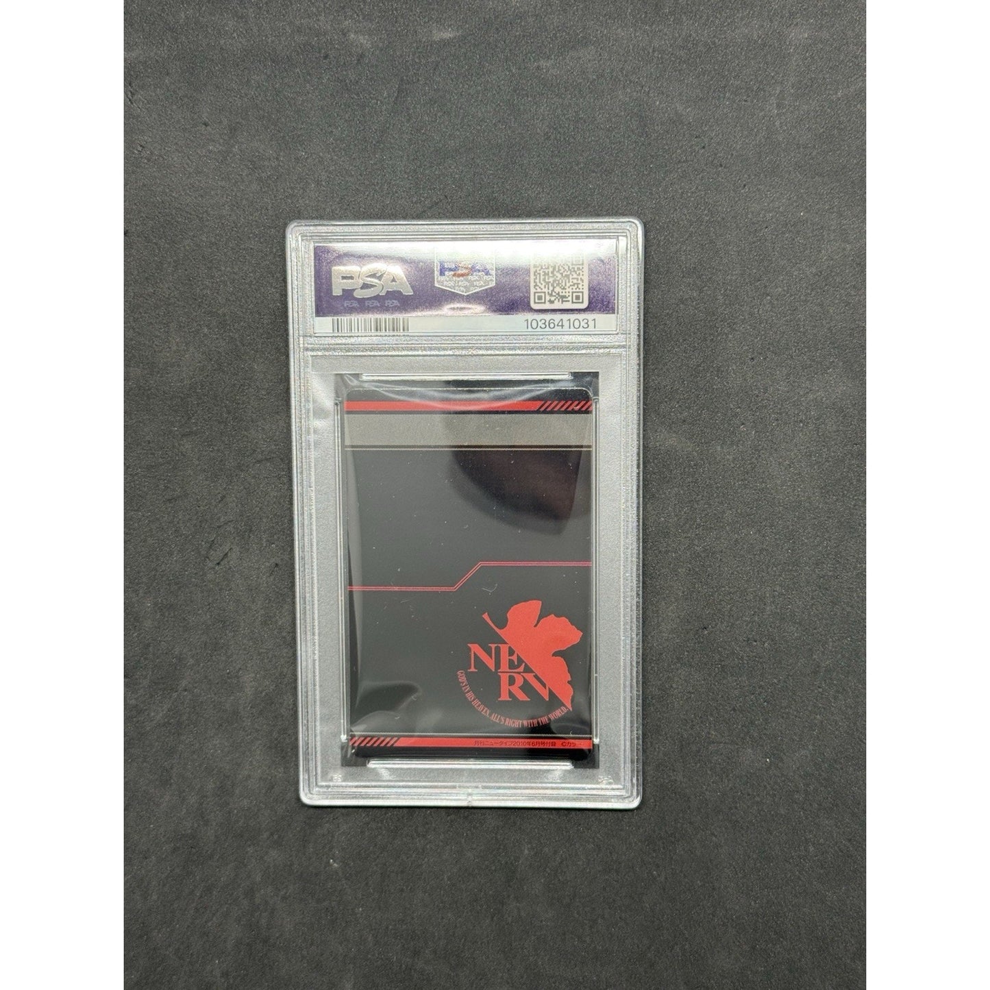 2010 EVA x Newtype King of Hearts Rei Ayanami Playing Card PSA 8 NM-MT Asuka