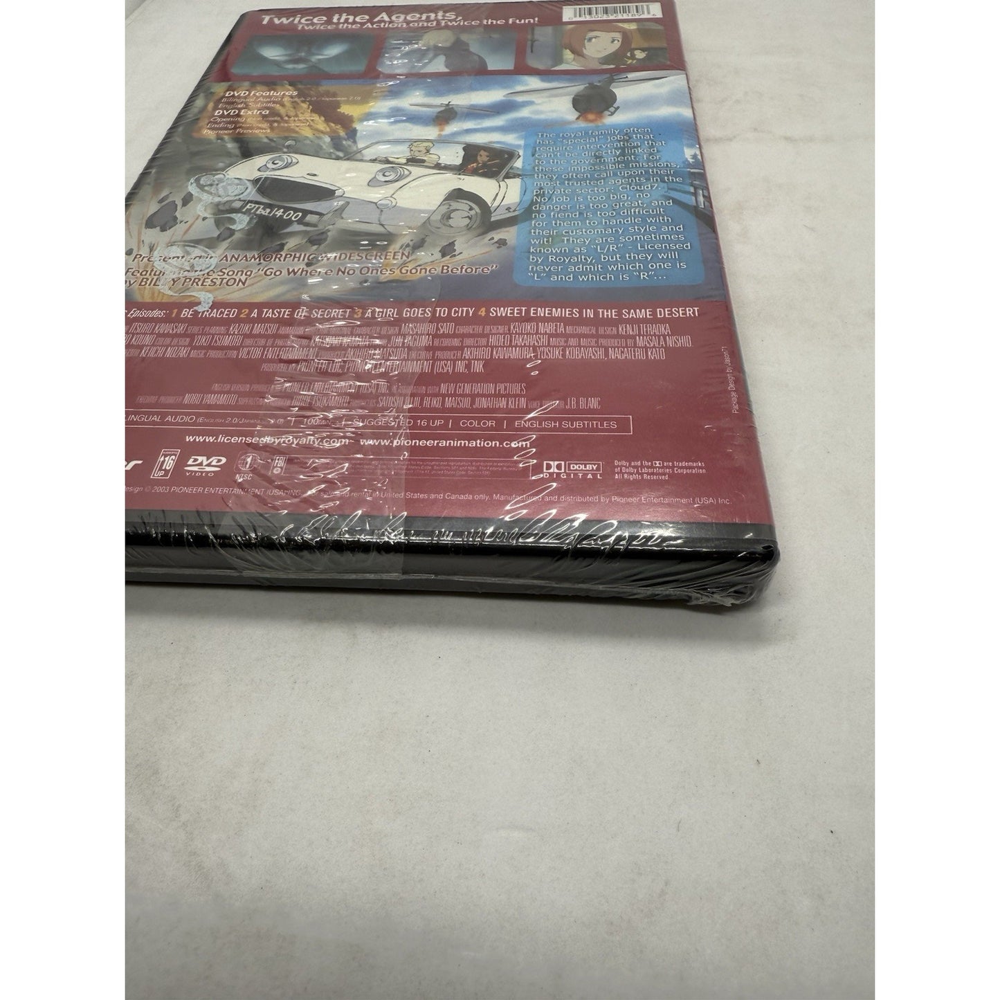 Licensed by Royalty L/R Mission File 1: Deceptions (DVD, 2003) Anime Brand New