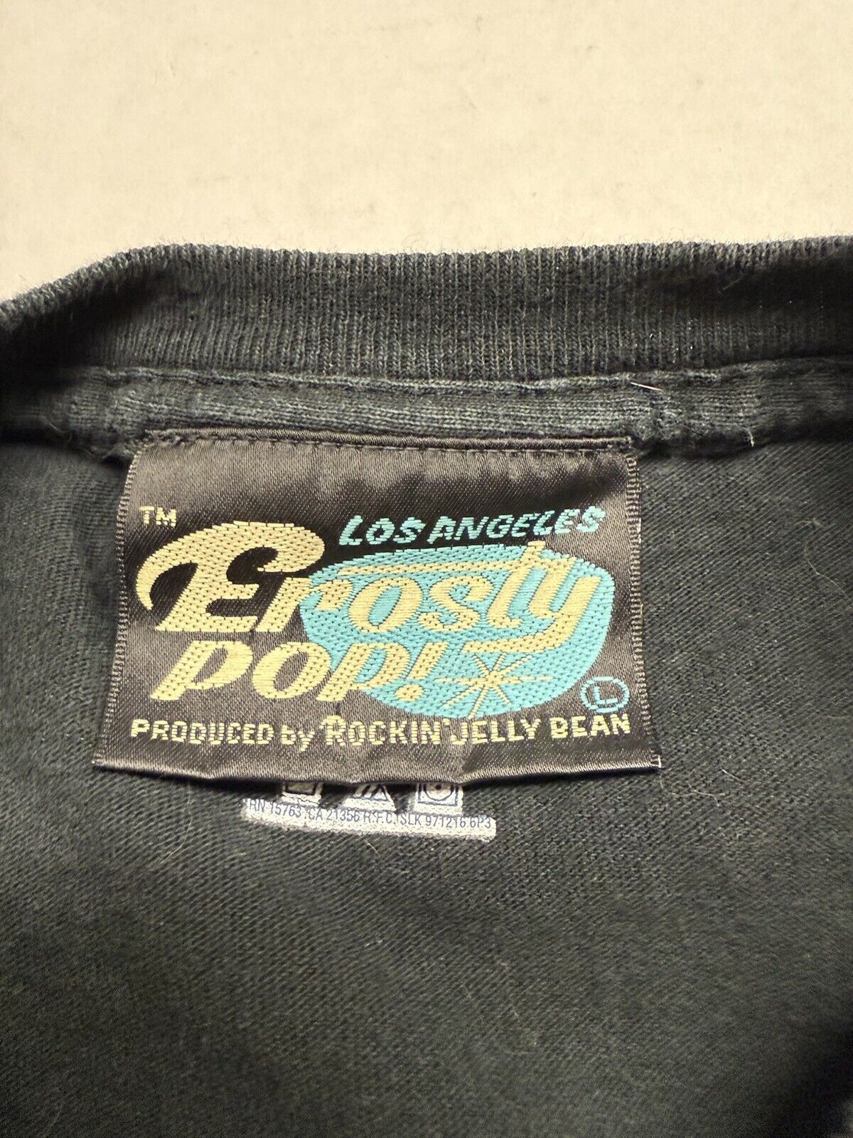 RARE Erosty Pop Japanese Hot Rod T-Shirt L Rockin' Jellybean Erostika Black Fink