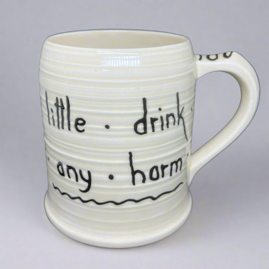 Vintage Fun Rare Ducal Crown Ware England ceramic beer mug Another Little Drink