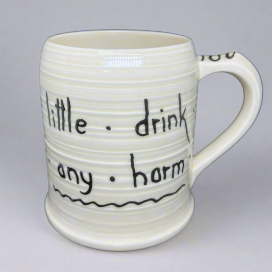 Vintage Fun Rare Ducal Crown Ware England ceramic beer mug Another Little Drink