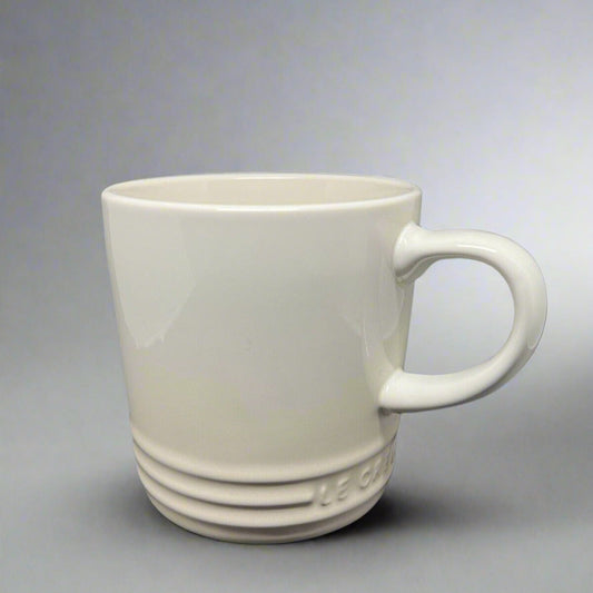LE CREUSET Meringue Coffee Mug Second Choix 350 ml / 12 oz White Cream Heavy