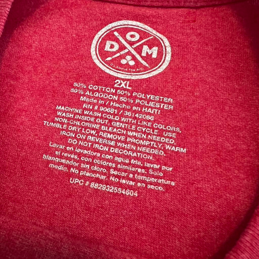 Not Today Satan Red Crewneck
