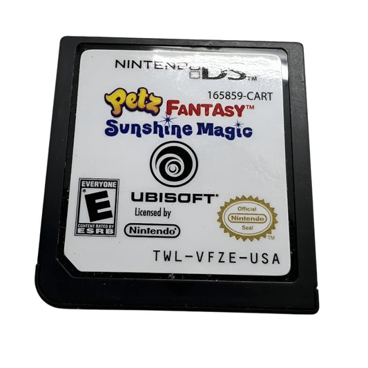Petz Fantasy: Sunshine Magic (Nintendo DS, 2010) Game Only!