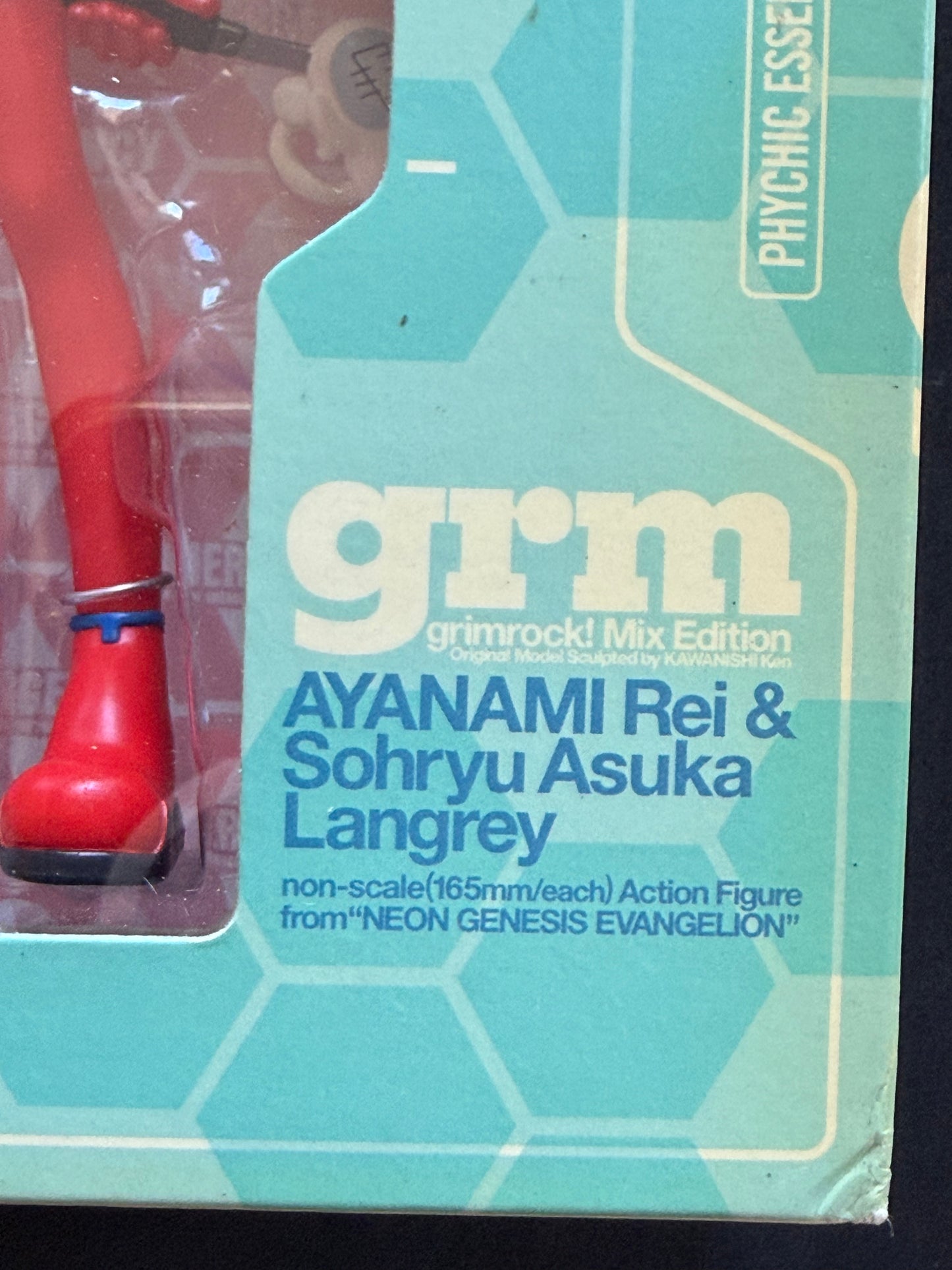 NGE Ayanami Rei Asuka Langley grimrock! Mix Edition Kaiyodo Figure Set NIB 2003