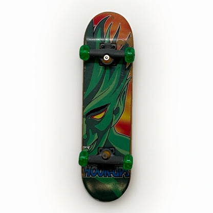 Tech Deck Hook-Ups Devil Man Fingerboard Toy Vintage Anime Skateboard Loose RARE