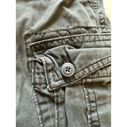 Old Navy Men’s Slim Fit Cargo Pants Gray Size 30x32 Utility Pocket y2k indie