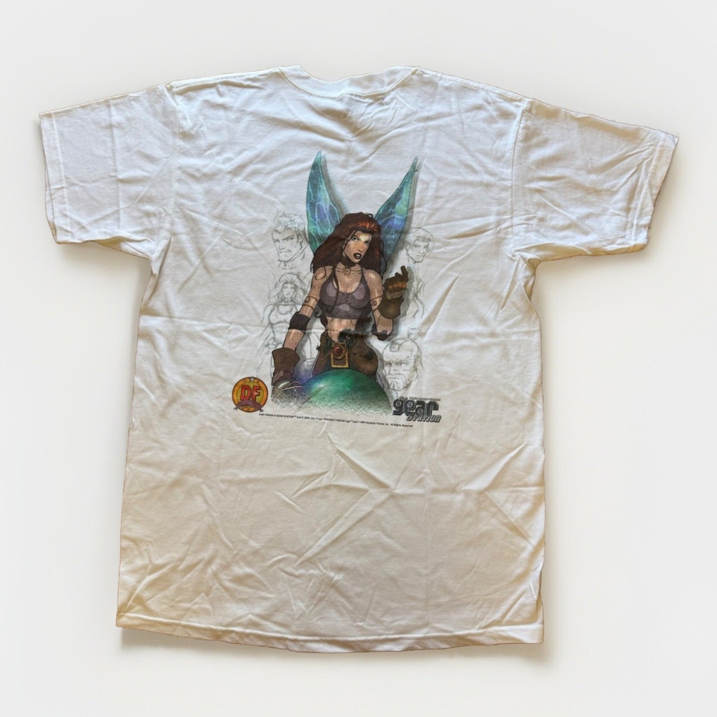 2000 Dan Fraga Gear Station 23 Shirt L Dynamic Forces Comic Tee DF Pinup Art USA