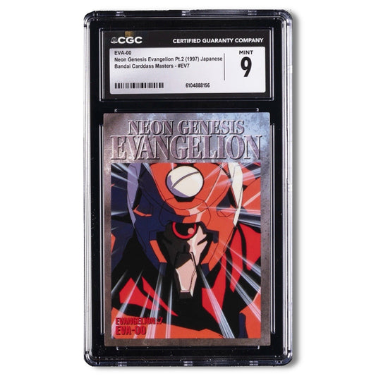 1997 NEON GENESIS EVANGELION PT.2 JPN BANDAI C.M. #EV7 EVA-00 CGC 9