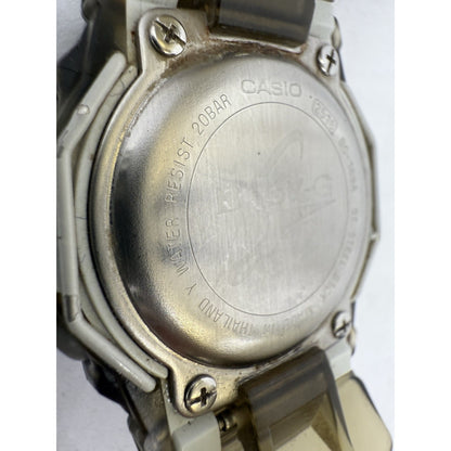 Vintage Casio Baby-G Watch BG-169RA Transparent Smoke Gray / White Accents As Is