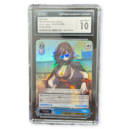 2023 Azur Lane Georgia Weiss Schwarz Super Rare CGC 10