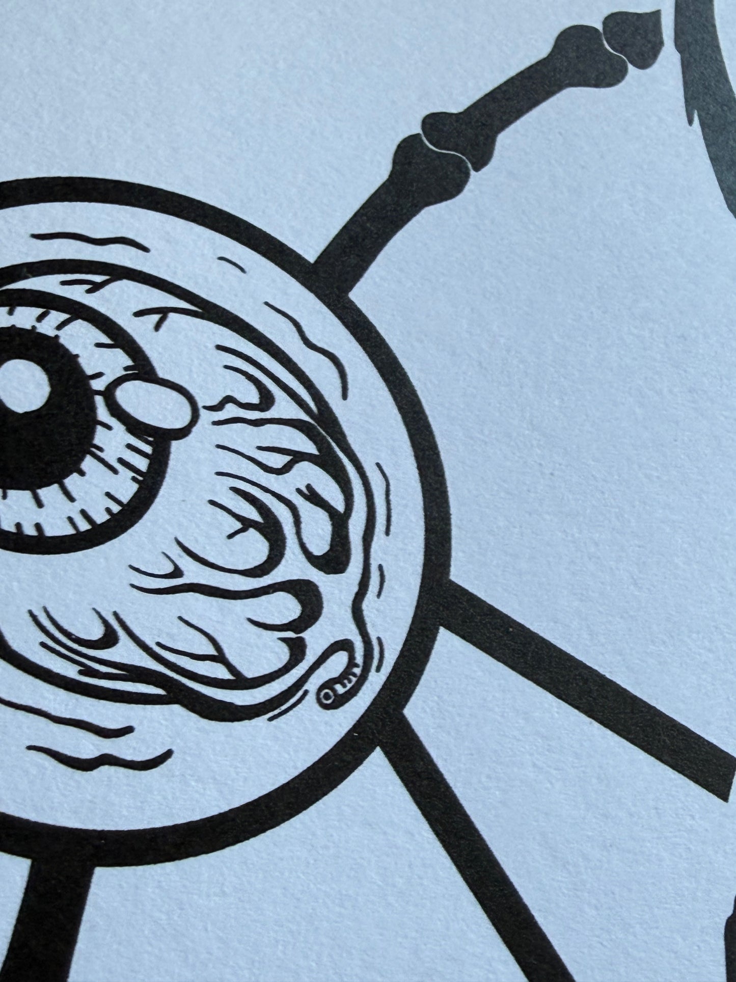 Nychos Rabbit Eye Movement Deepest Depths Burrow Signed Print 256/300 18x24