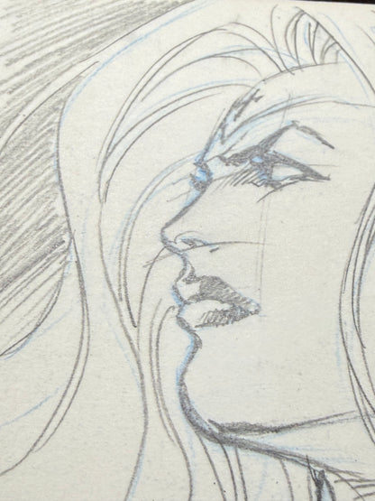 Lady Death Dark Alliance Hand Drawn Sketch Card 1 of 1 With COA Chaos Comics