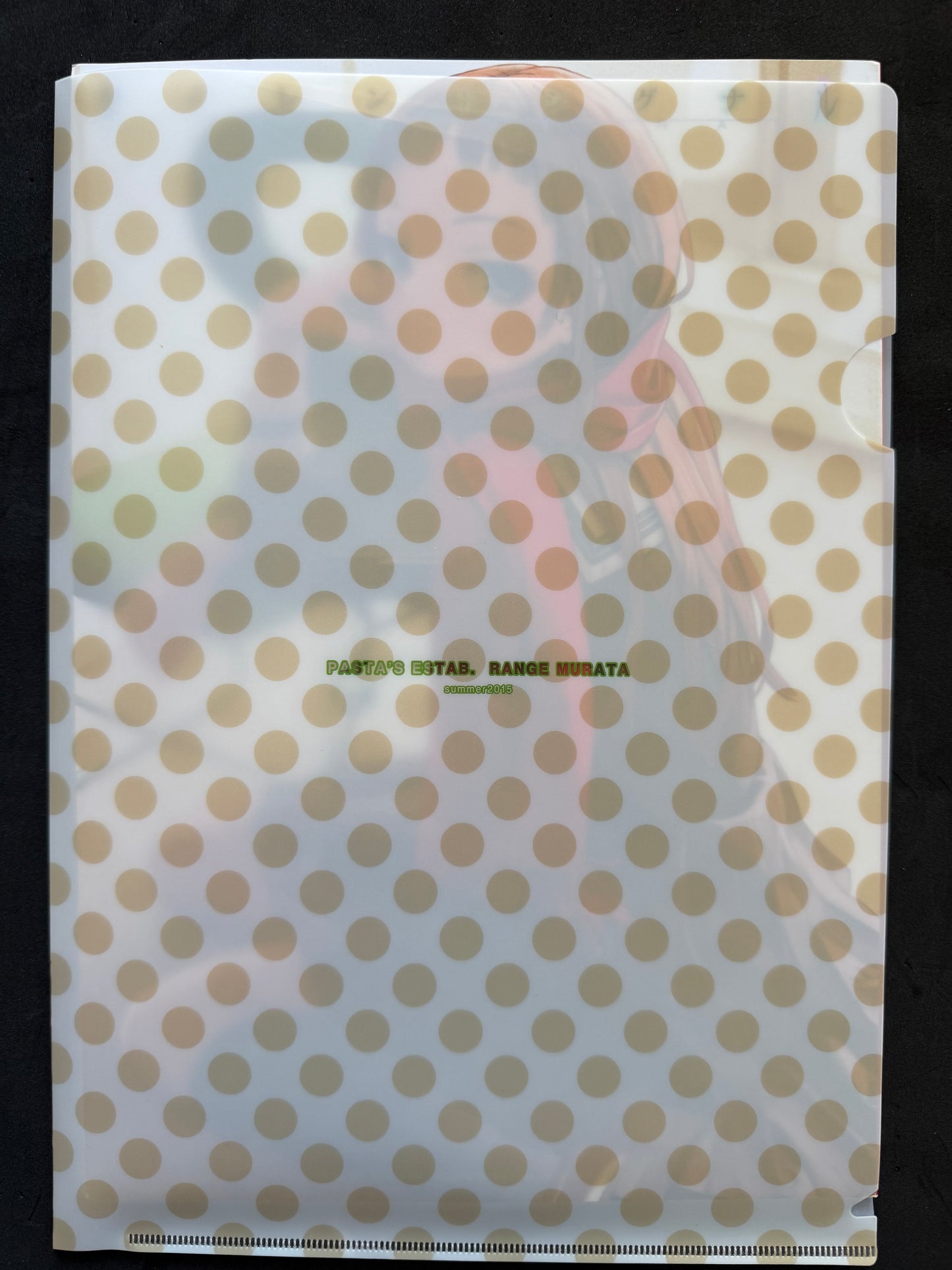 Range Murata Pasta's Estab Winter 2015 Clear File + Art Cards + Booklet Set