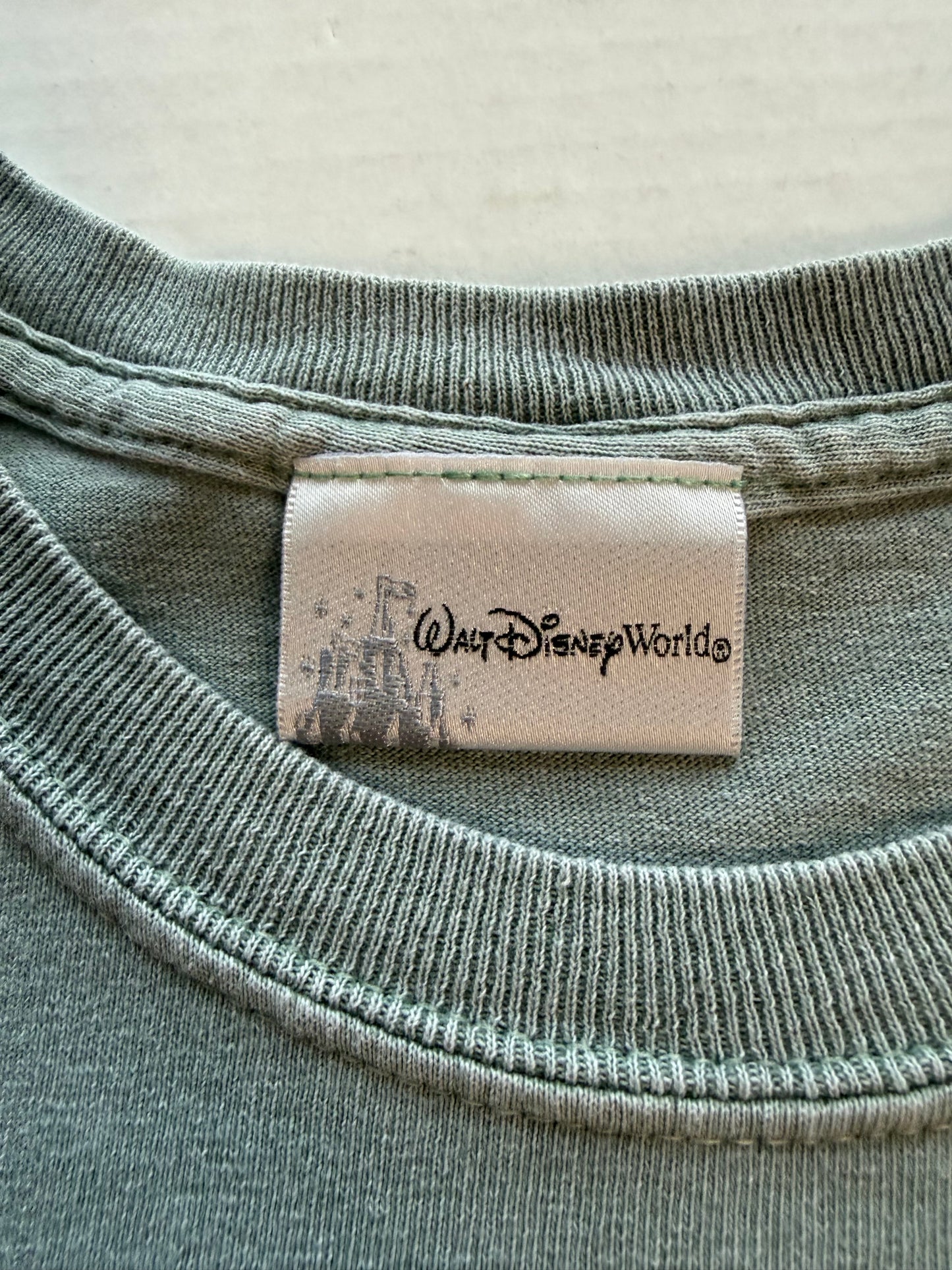 Walt Disney World Mickey Mouse Pathway to Enlightenment Tee Sage Green M