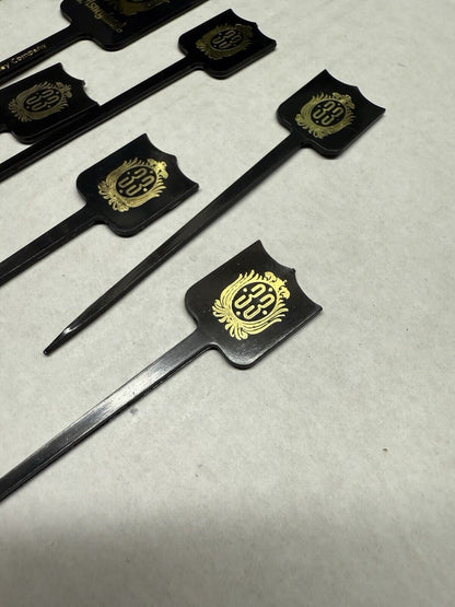 7 Disneyland Club 33 Tiki Cocktail Bar Swizzle Stick Set New Orleans Small Large - thriftgoblin