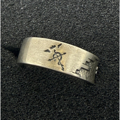 Fullmetal Alchemist Edward Silver Ring Size 8 Unused Rare Anime Jewelry