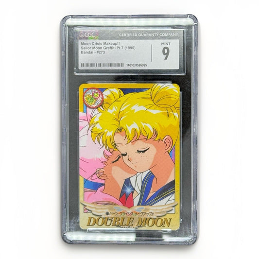1995 Bandai Sailor Moon Graffiti Pt.7 #273 CGC 9 Double Moon Card Japan Anime