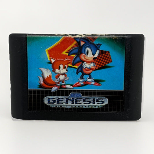 Sonic the Hedgehog 2 (Sega Genesis, 1992) Cartridge Only - Tested Works 90s