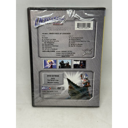Ultraman Tiga Vol 4 Inheritance of Darkness DVD Sealed 2-Disc 4Kids FUNimation