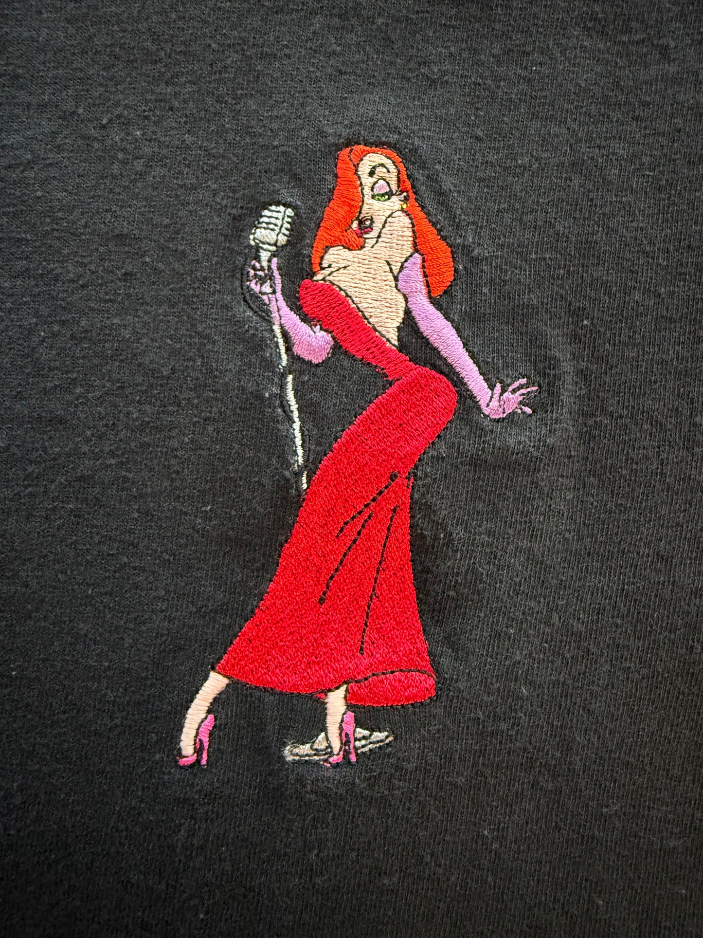 The Hundreds x Who Framed Roger Rabbit Collab Tee Jessica Rabbit Embroidered S