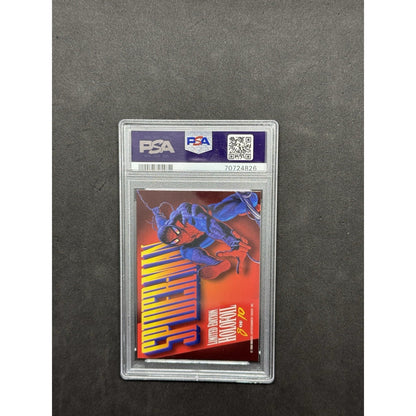 1994 Marvel Masterpieces Holofoil #8 Spider-Man Holofoil-Silver PSA 9