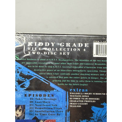 Kiddy Grade File Collection 4 DVD Sealed 2-Disc FUNimation Gonzo Episodes 19-24
