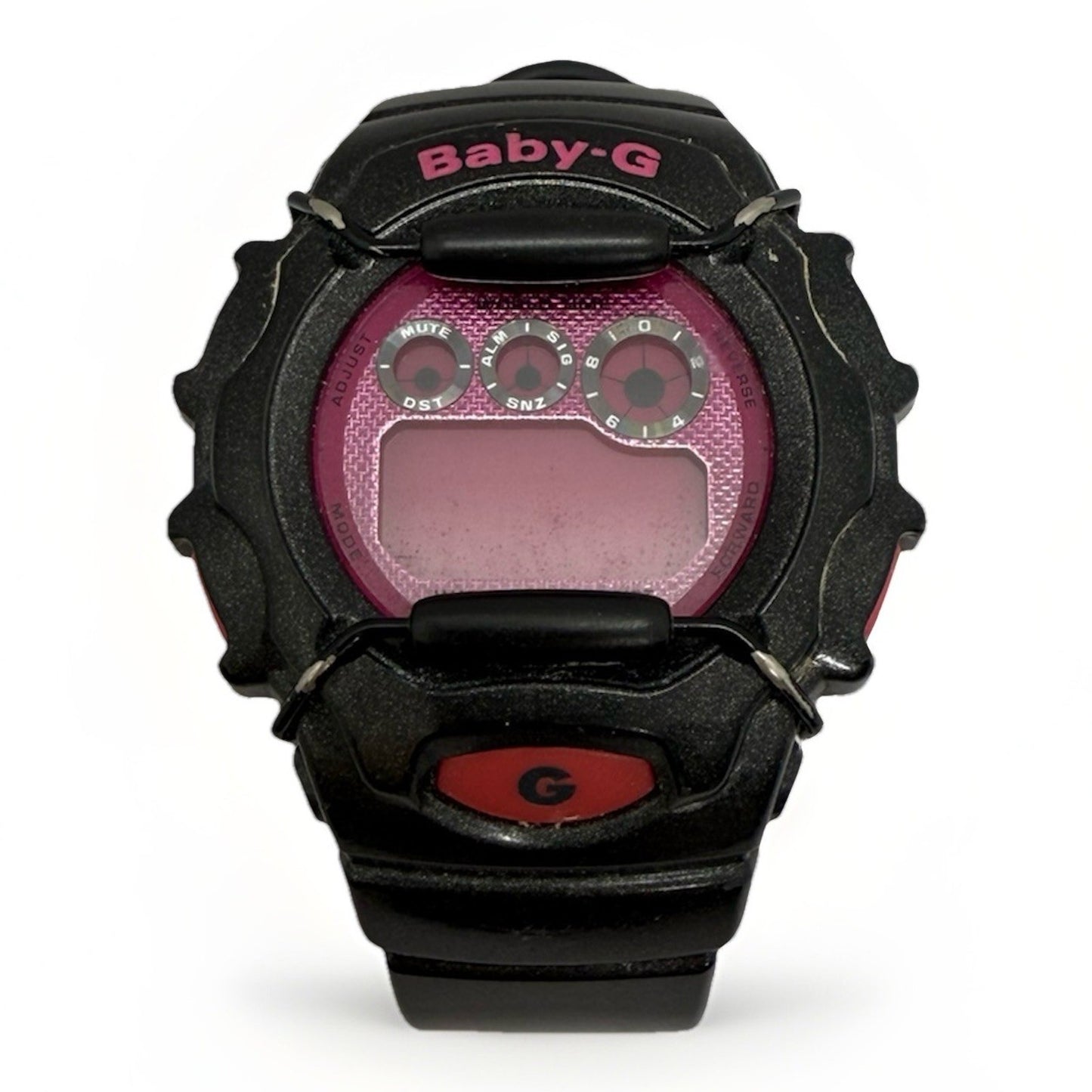 Casio Baby-G Digital Watch Women Pink Black 3188 BG-1006SA Needs Battery Unisex