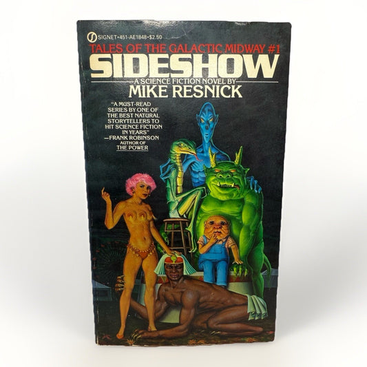 Sideshow Mike Resnick 1982 Sci Fi Book Tales of Galactic Midway #1 Book SciFi