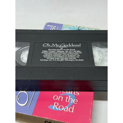 Oh My Goddess Burning Hearts on the Road VHS 3 AnimEigo Anime Subtitled 1994