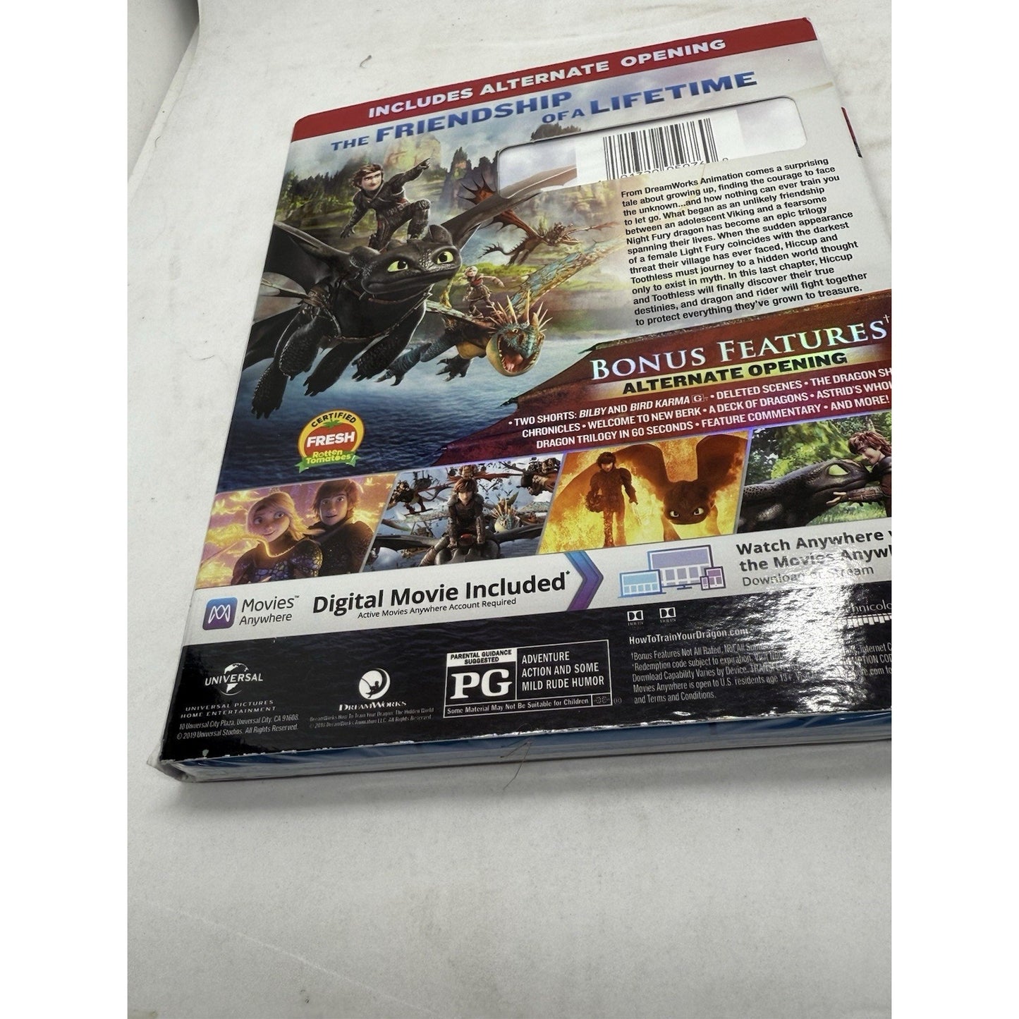 How to Train Your Dragon: The Hidden World (Blu-ray + DVD + Digital, 2019)