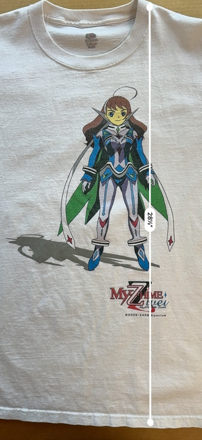 My-Z-HiME My Otome Zwei Anime Tee XL Double Sided Sunrise 2006-2008